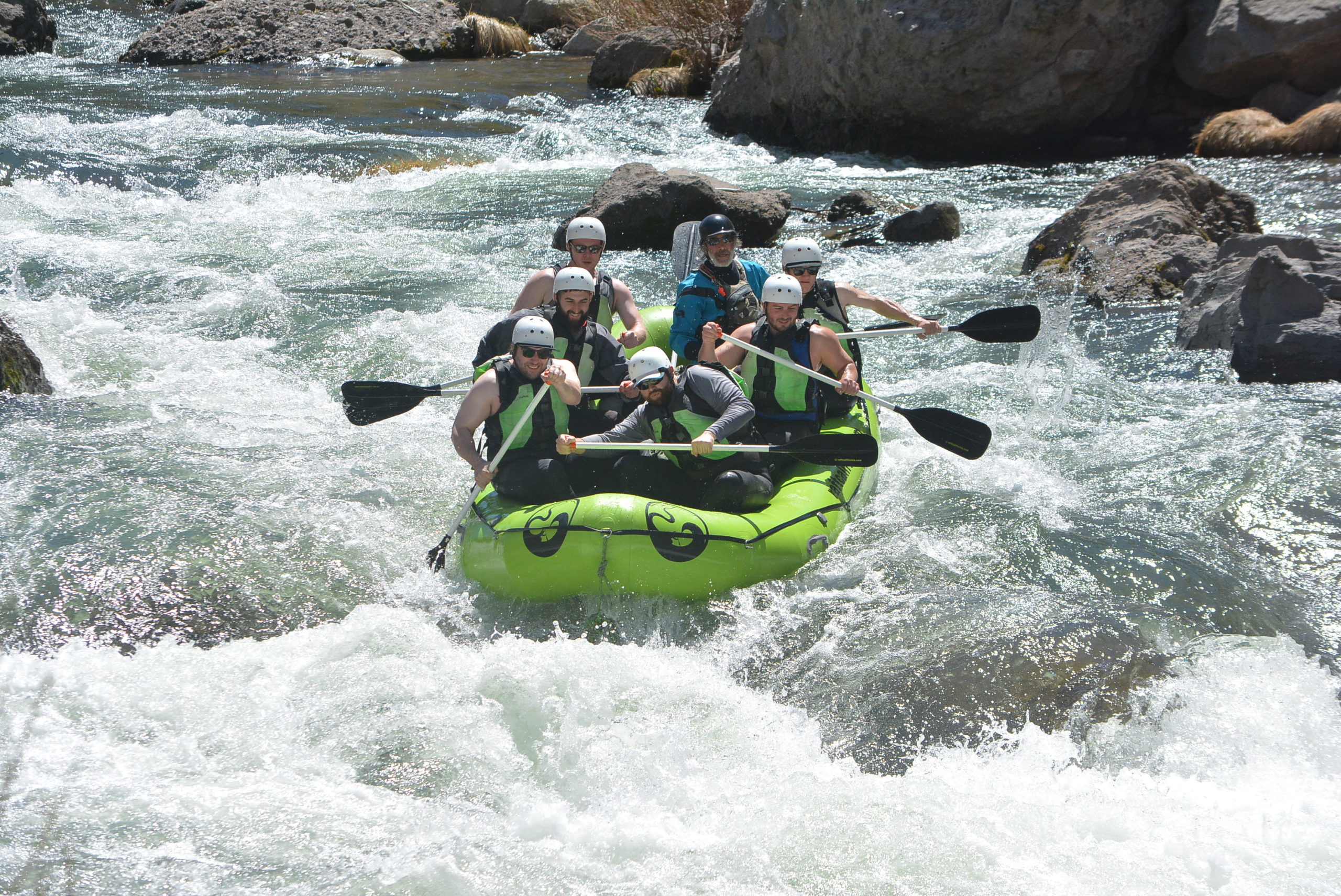 White Water Rafting on the Truckee River with Raft California