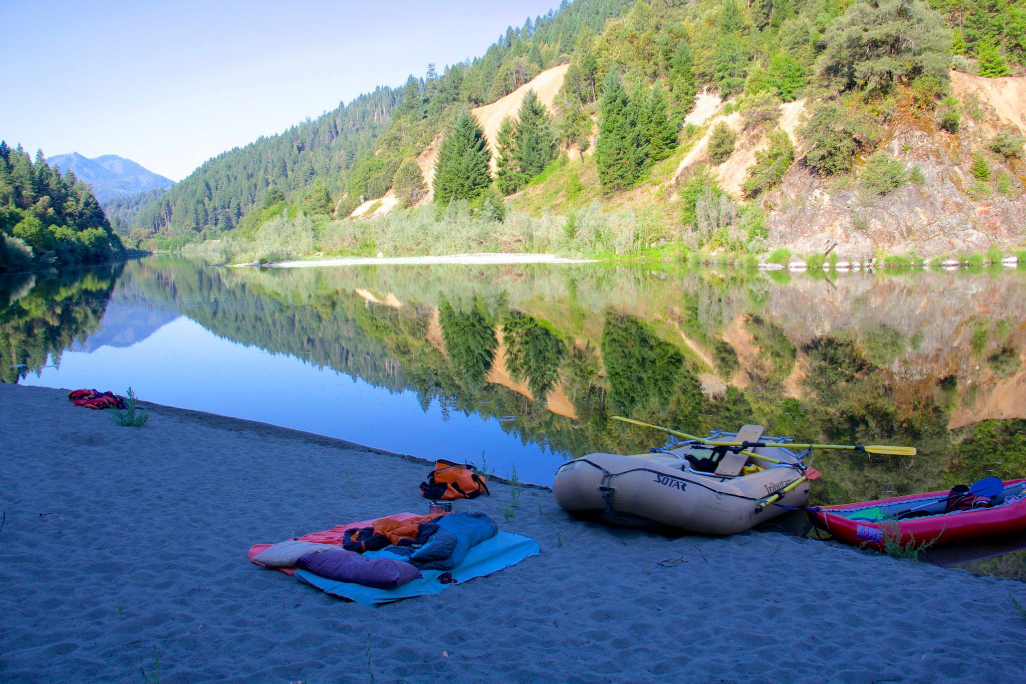 Klamath River Camping Raft California